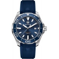Tag Heuer Aquaracer Brushed Blue Dial Men's Watch WAY101C-FT6153